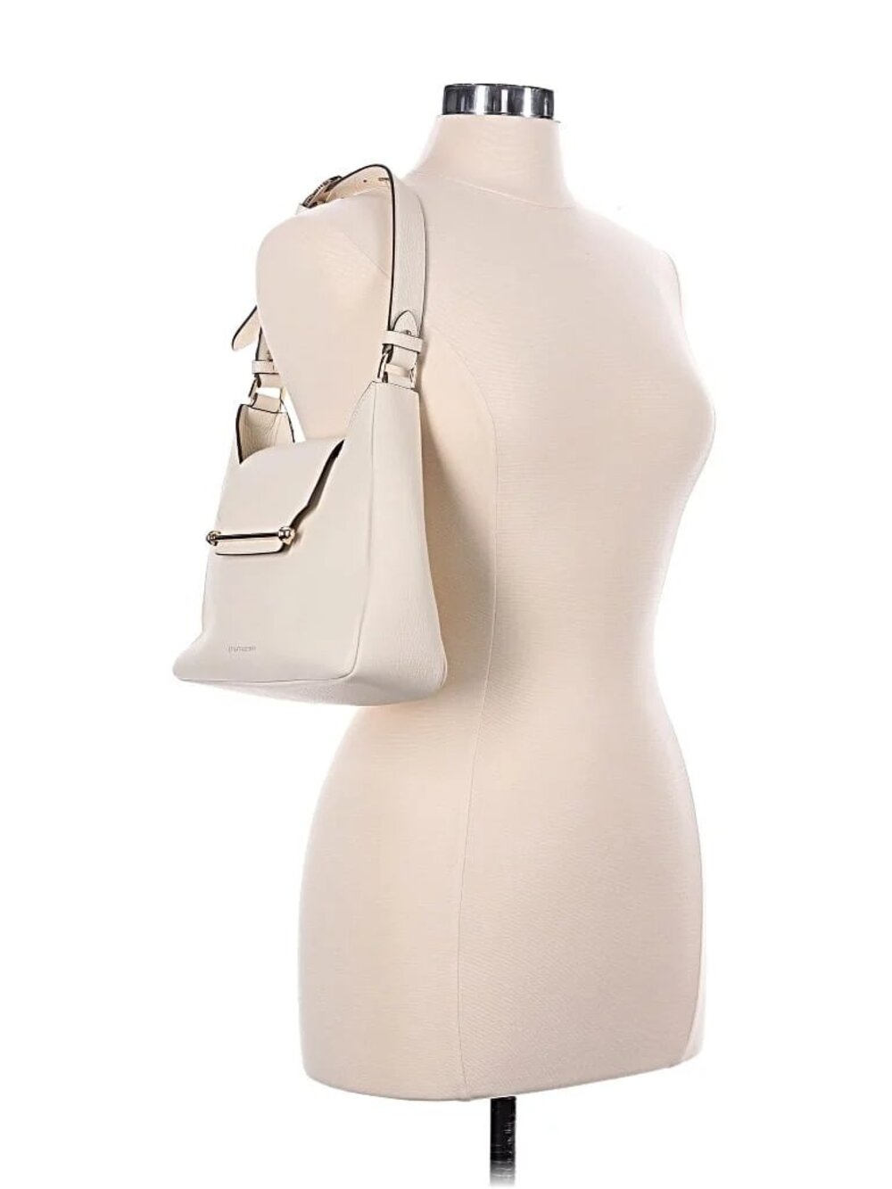 Strathberry Multrees Hobo Bag with signature gold-tone bar closure